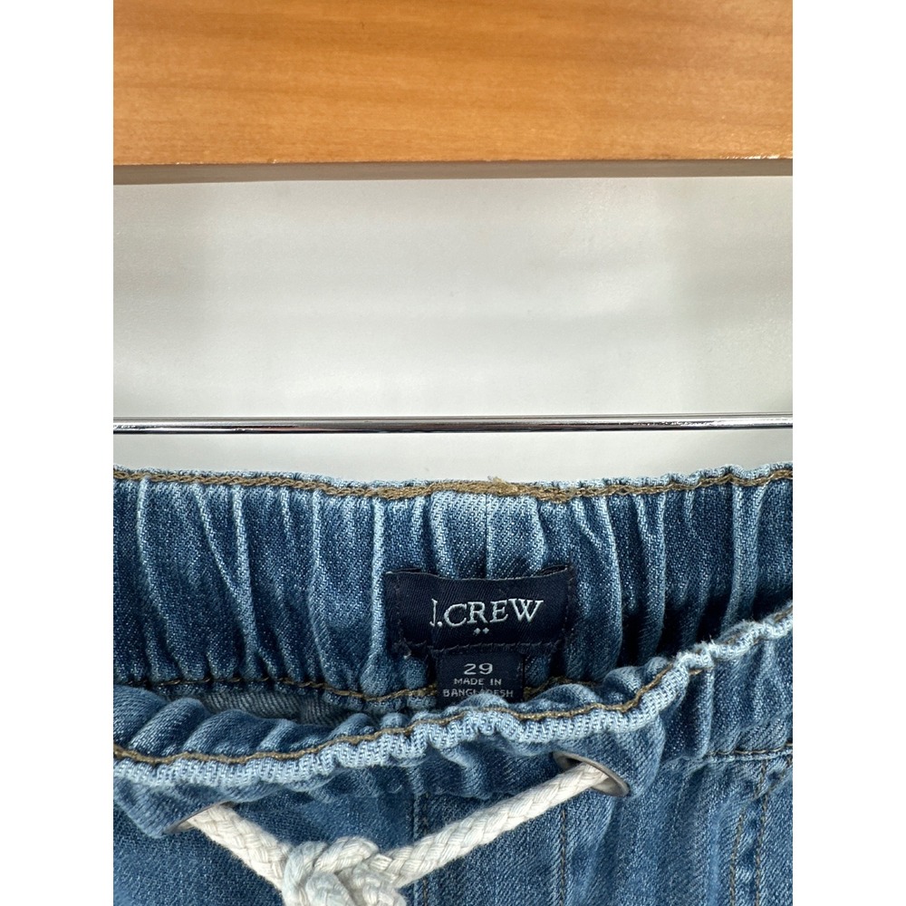 J. Crew Denim Drawstring Pant 29 - Picture 6 of 9